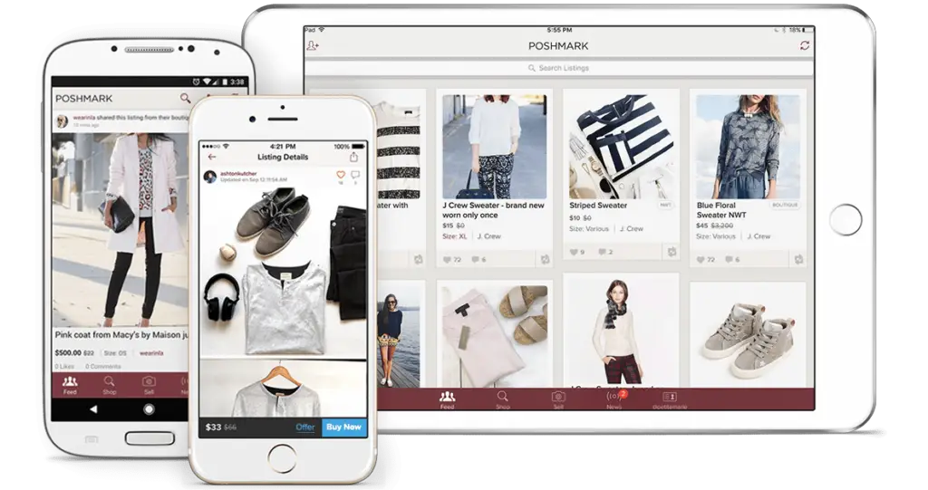poshmark, best thrifting apps to save money